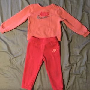 Nike sweatsuit.